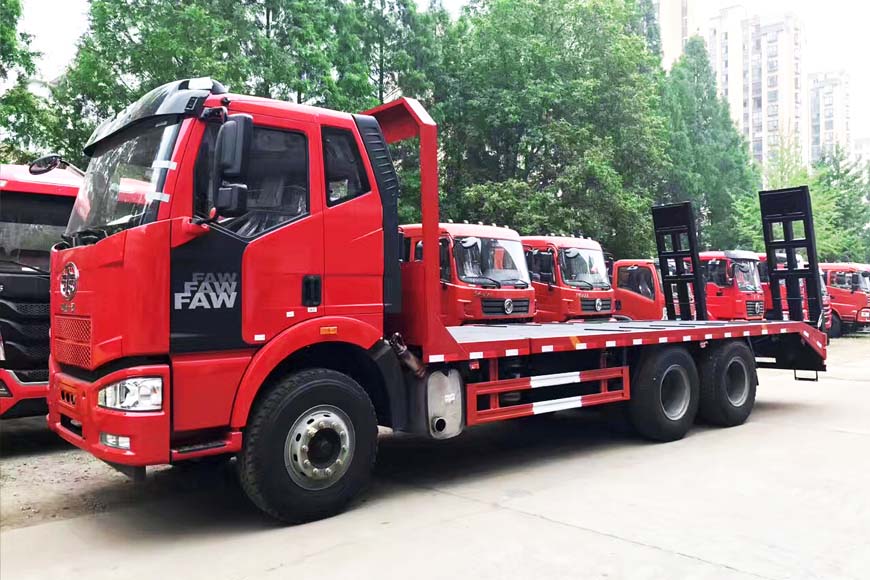 6X4后雙橋【15-25噸】平板運輸車