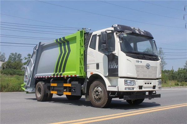 國六解放J6_14方壓縮式垃圾車