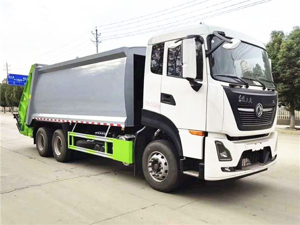 國六東風天龍18方壓縮式垃圾車