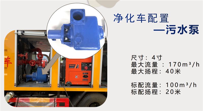 污水凈化車工作原理