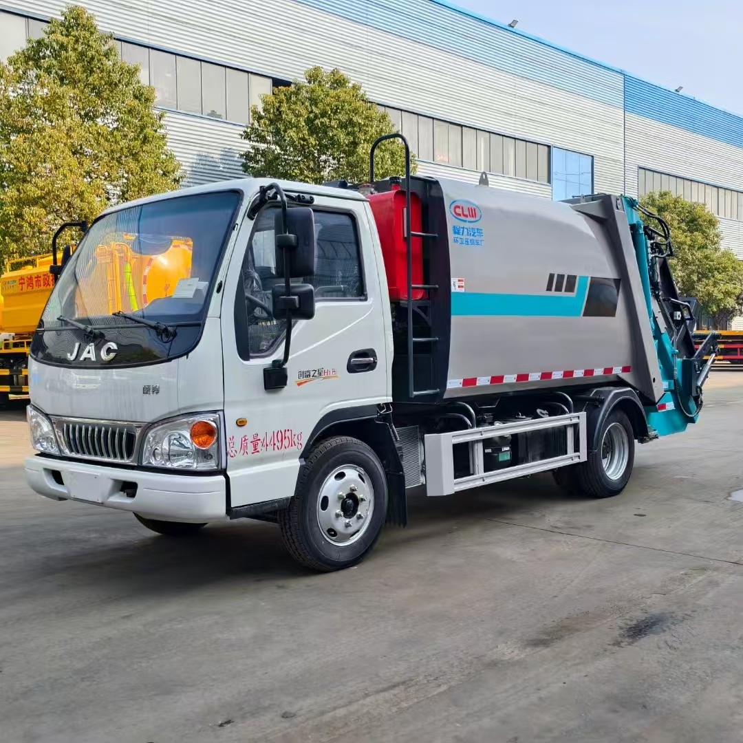 江淮康鈴藍牌壓縮垃圾車5.8方