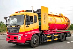 東風天錦12-15方清洗吸污車
