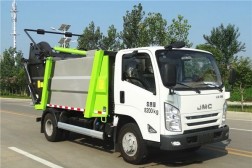 國六江鈴7方無泄漏后裝垃圾車