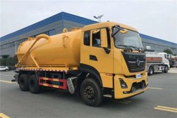 東風天龍后雙橋吸污車（18方）