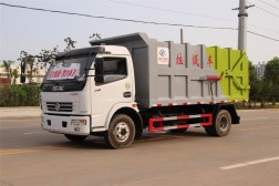 程力東風多利卡D7壓縮式對接垃圾車