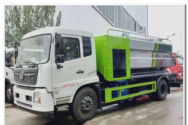 東風天錦分體罐清洗吸污車