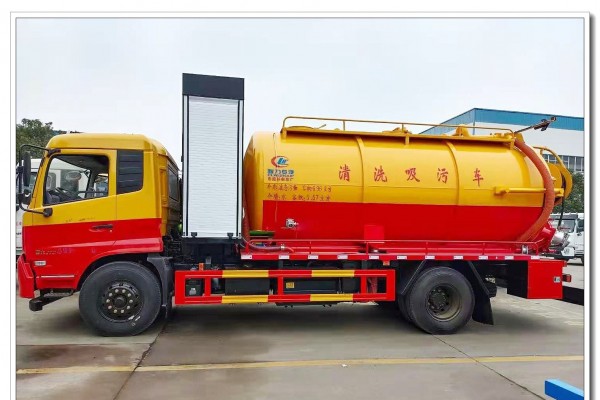 東風天錦一體罐清洗吸污車
