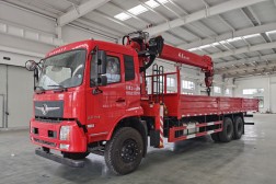 國六東風(fēng)暢行D3V后雙橋程力12噸吊機(jī)
